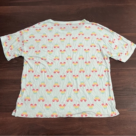 Disney rainbow Mickey Mouse comfy shirt Women’s size small - Picture 2 of 5